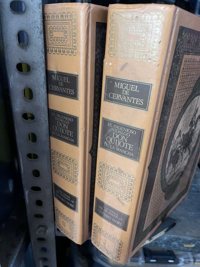 Libro del quijote en 2 tomos