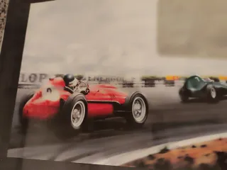 Cuadro Automovilismo Clásico Ferrari Años 50