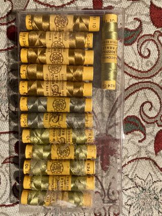 Lotto 13 rocchetti filo seta Giordy