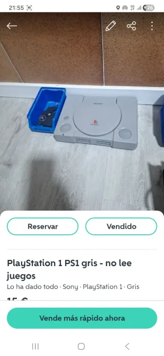 Xbox Clásica Negra para reparar