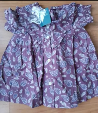 Vestido Gocco 9 meses con braguita