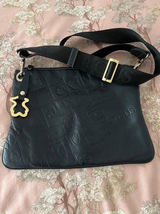 Bolso piel Tous negro