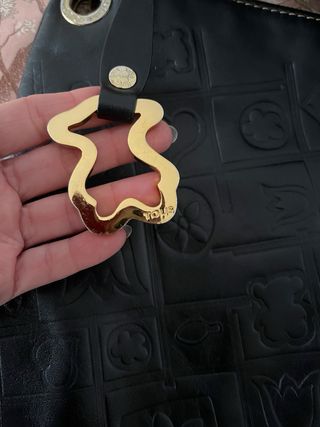 Bolso piel Tous negro