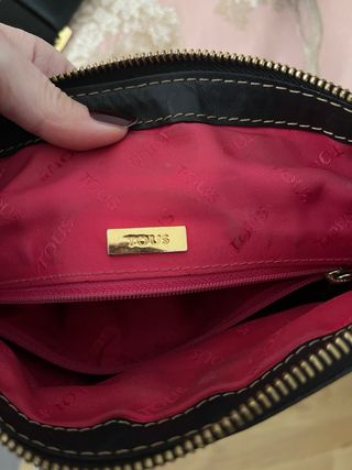 Bolso piel Tous negro