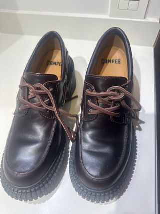 Zapatos tacón ancho