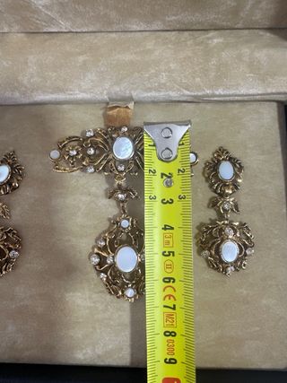 Aderezo fallera oro viejo