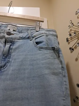 Pantalón vaquero mujer azul