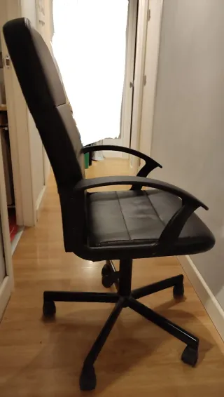 Silla de oficina Ikea negra