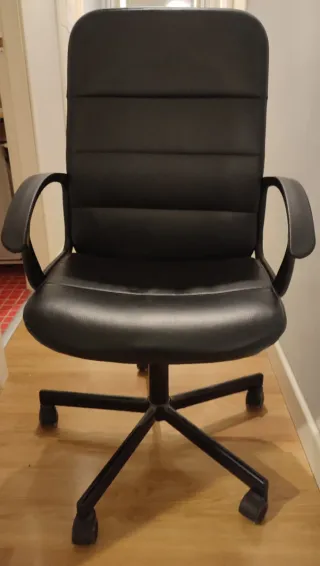 Silla de oficina Ikea negra