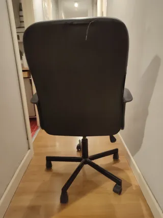 Silla de oficina Ikea negra