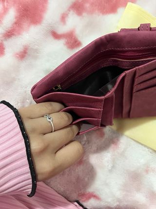 Cartera de mujer rosa/morada