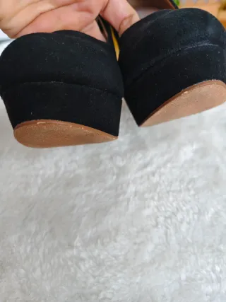 Zapatos de tacón negros talla 36