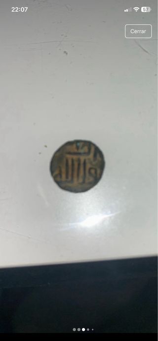 Moneda Islámica Omeya Cobre/Bronce Moneda antigua
