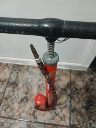 Inflador manual de aire