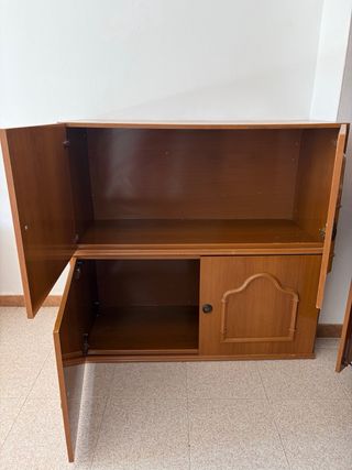 Muebles de habitación, somier, mesitas, y armarios