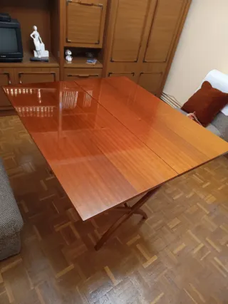 Mesa de centro salón ampliable madera