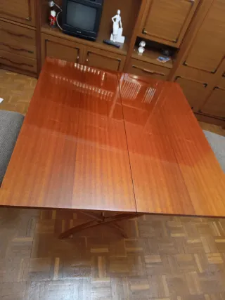 Mesa de centro salón ampliable madera