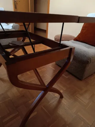 Mesa de centro salón ampliable madera