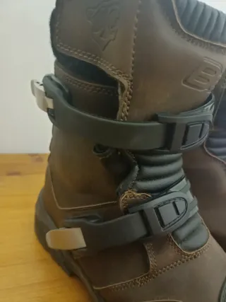 Botas Moto Trail EUR 39 Marrón/Negro