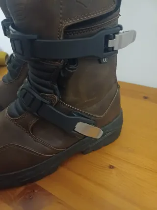 Botas Moto Trail EUR 39 Marrón/Negro