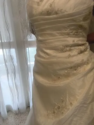 Vestido de Novia Talla 44 Tela Salvaje