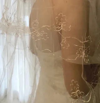 Vestido de Novia Talla 44 Tela Salvaje