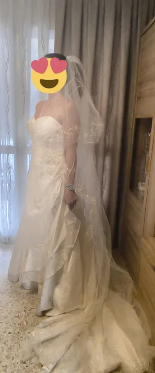Vestido de Novia Talla 44 Tela Salvaje