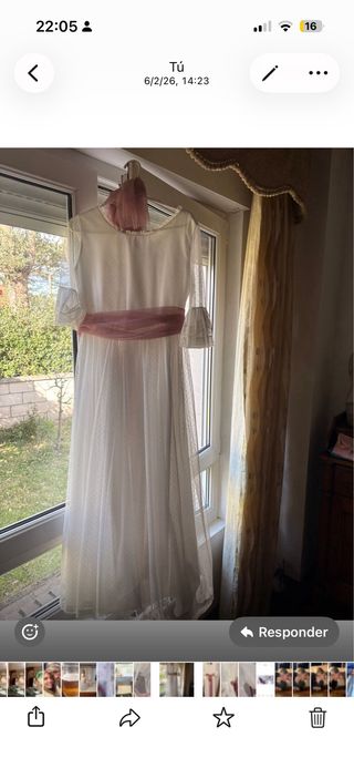 Vestido de Comunión Blanco.