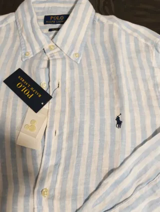 Camisa Polo Ralph Lauren Talla M Rayas