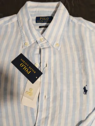 Camisa Polo Ralph Lauren Talla M Rayas