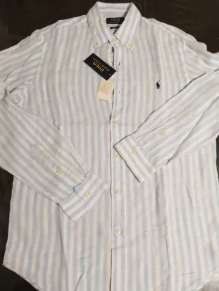Camisa Polo Ralph Lauren Talla M Rayas