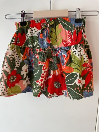 Falda pantalón estampada