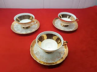 Conjunto Chá 3 Peças Vista Alegre Antigo