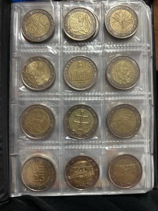 Lote 12 Monedas Conmemorativas 2€
