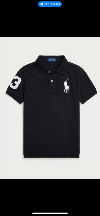Polo Ralph Lauren Negro Talla 3