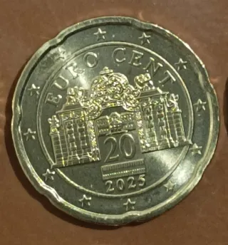 Lote Toni monedas euro Austria 2025. S/C