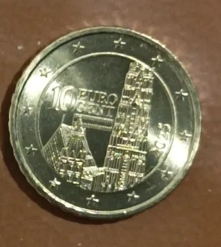 Lote Toni monedas euro Austria 2025. S/C