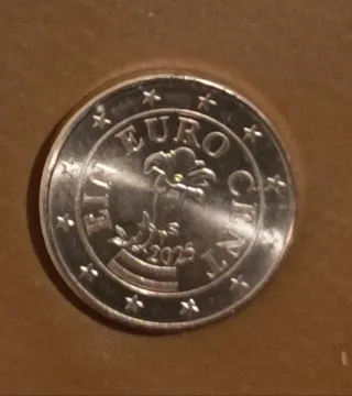 Lote Toni monedas euro Austria 2025. S/C