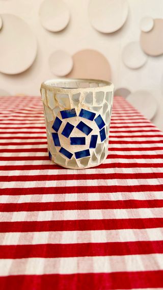 Juego tocador/baño con cristales color y espejo