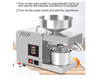 Prensa Aceite Acero Inoxidable Automática