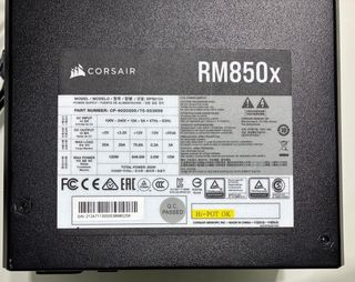 Corsair RM850x Fuente de Alimentación
