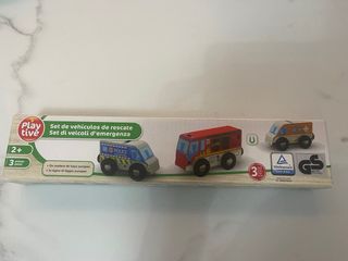 Set 3 Veicoli di Emergenza Giocattolo