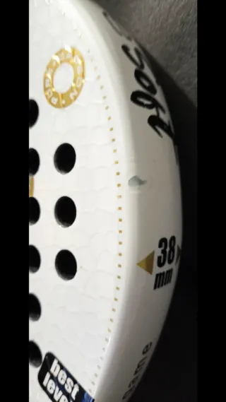 Pala Black Crown White Soft con 2 partidos