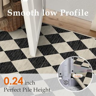 Alfombra 160x230cm Beige y Negro (80€)