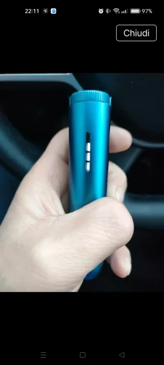 Dispositivo elettronico blu