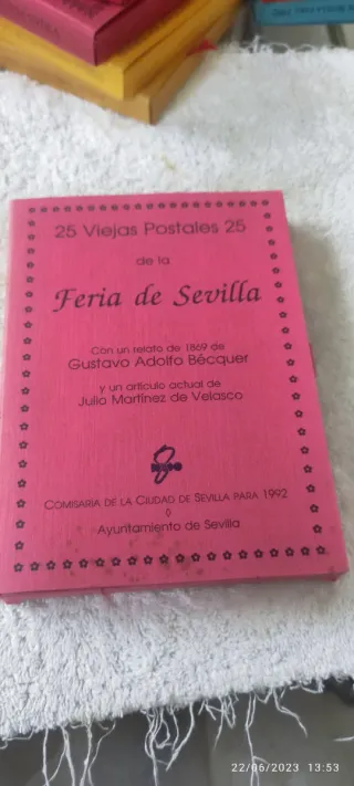 Libros de autores con postales antiguas de Sevilla