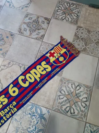 3x2 Bufanda FC Barcelona 6 Copas