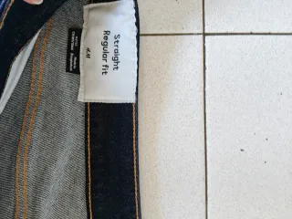 Pantalón vaquero H&M recto azul Talla 42-32, nuevo