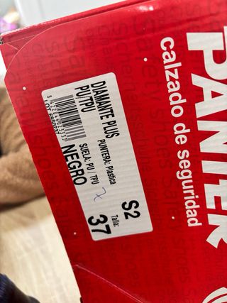 Zapatos Panter Negro Puntera Diamante Oxígeno