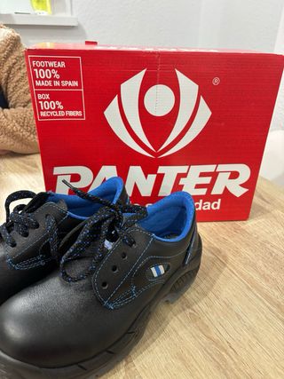 Zapatos Panter Negro Puntera Diamante Oxígeno